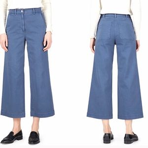 Size 00 Everlane Wide Leg Crop Pants